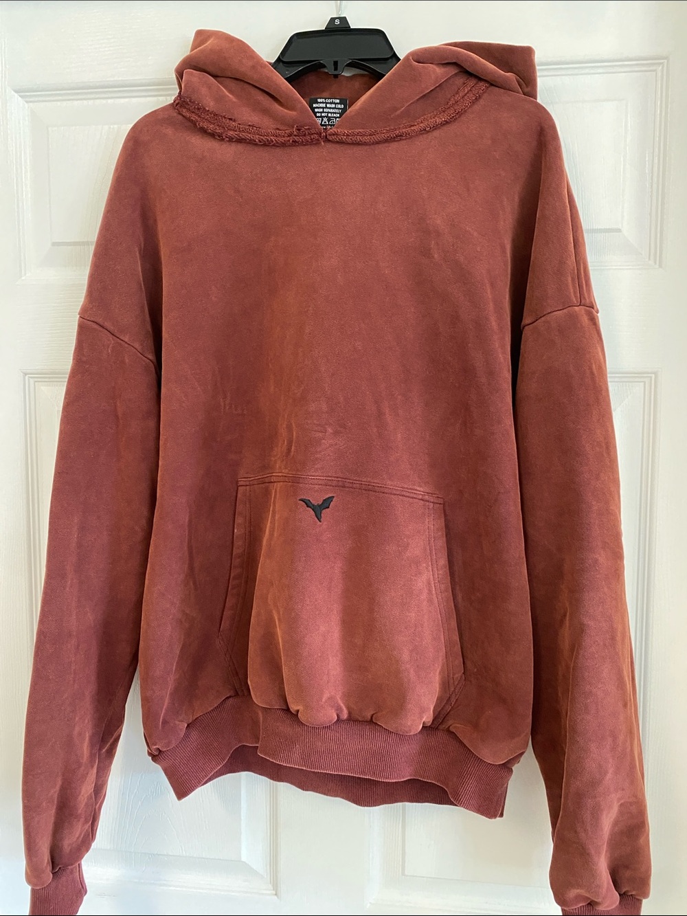 Men’s Ditch Street Ware Rust Washed Hoodie Sweater - Casual Pullover